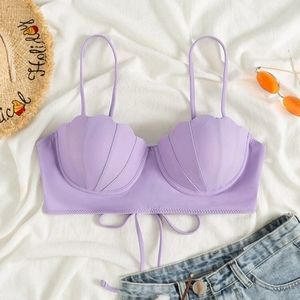 Seashell Push-Up Bikini Top